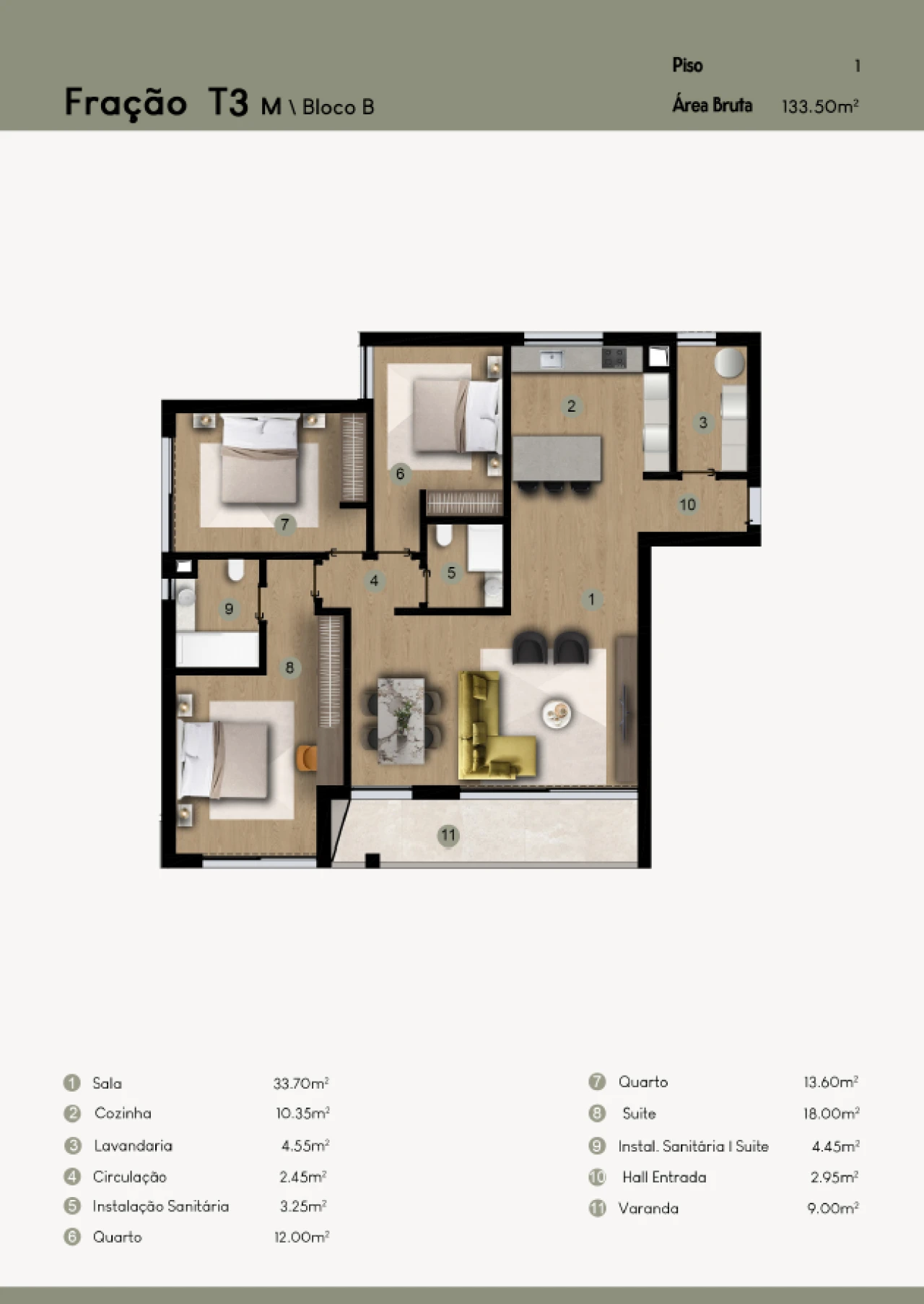 Apartamento T3 para Venda em Camara de Lobos Planta 2