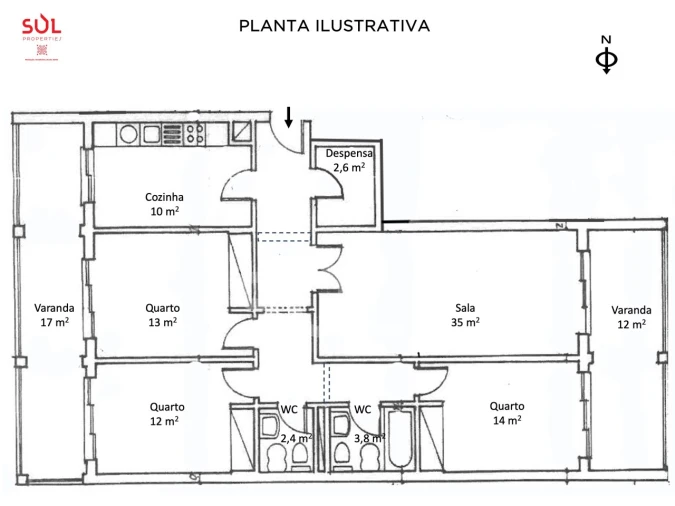 Apartamento T3 para Venda em Portimão Foto 23