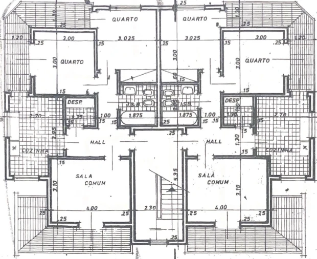 Apartamento T2 para Venda em Carcavelos e Parede Planta 1