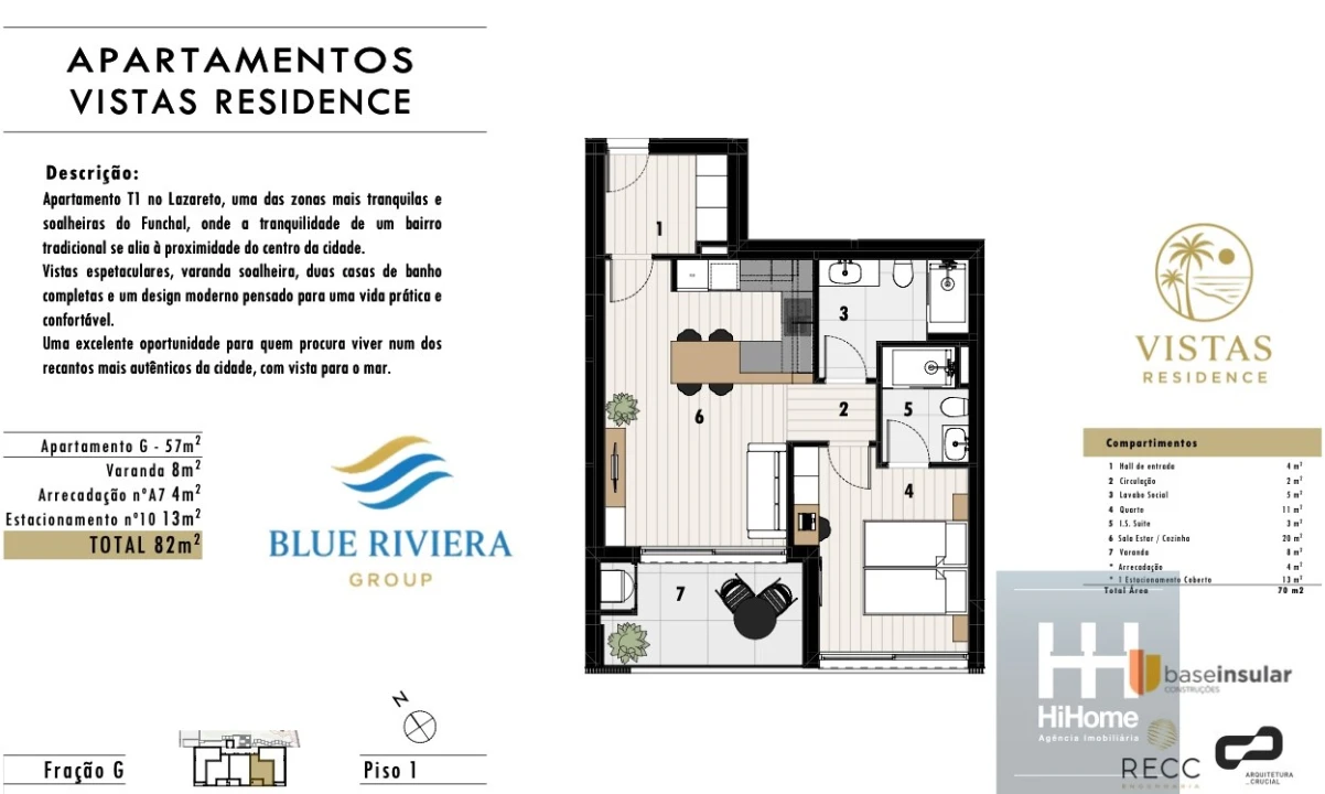 Apartamento T1 para Venda em Funchal (Santa Maria Maior) Foto 12
