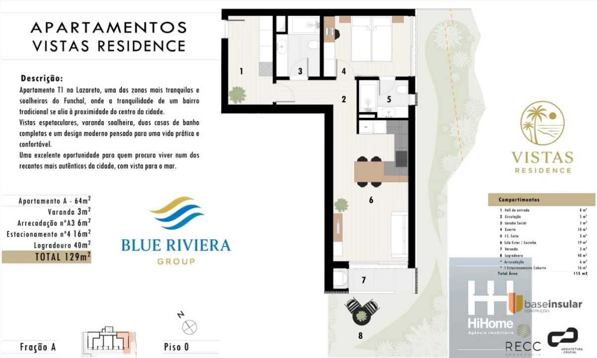 Apartamento T1 para Venda em Funchal (Santa Maria Maior) Foto 12