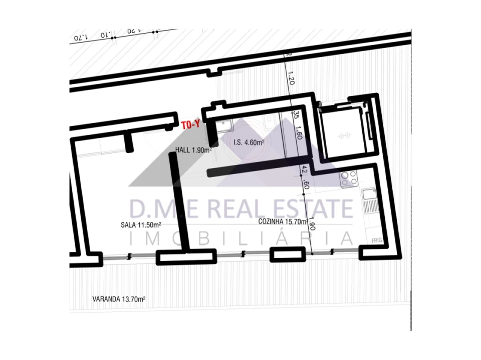 Apartamento T1 para Venda em Altura Foto 1