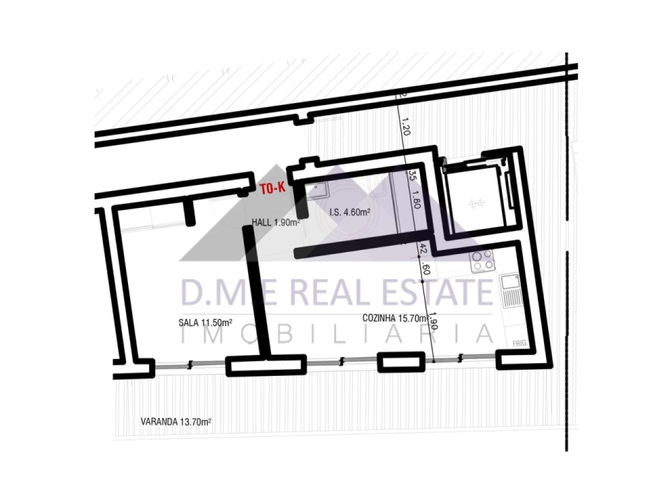 Apartamento T1 para Venda em Altura Foto 1