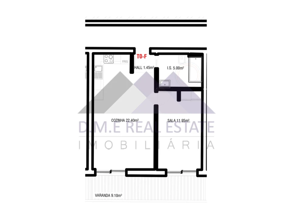 Apartamento T1 para Venda em Altura Foto 1