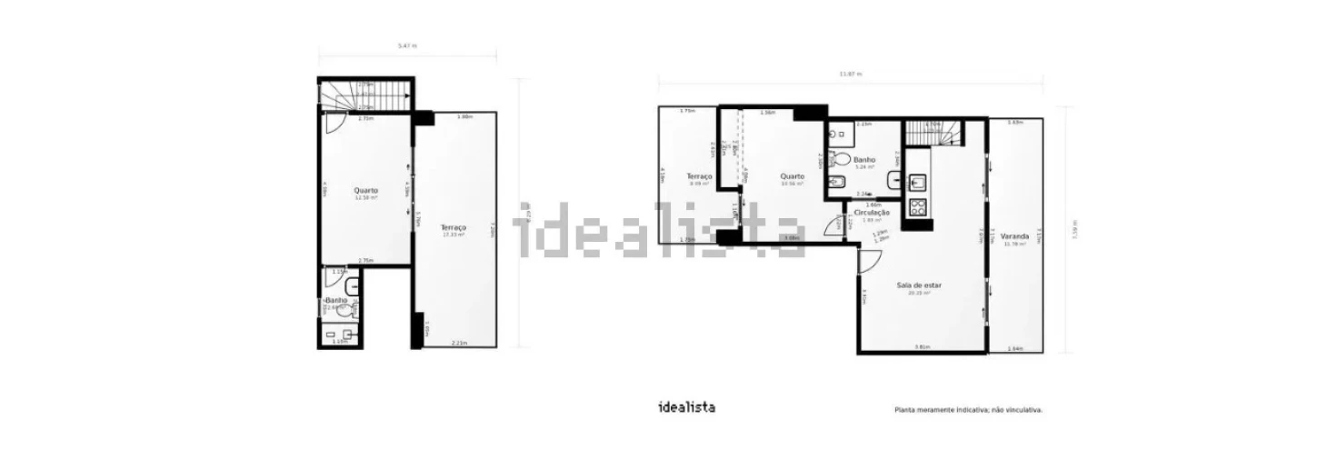 Apartamento T2 para Venda em Monte Gordo Planta 1