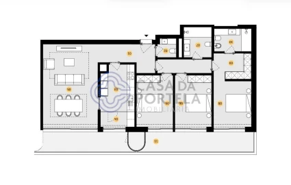 Apartamento T3 para Venda em Cidade da Maia