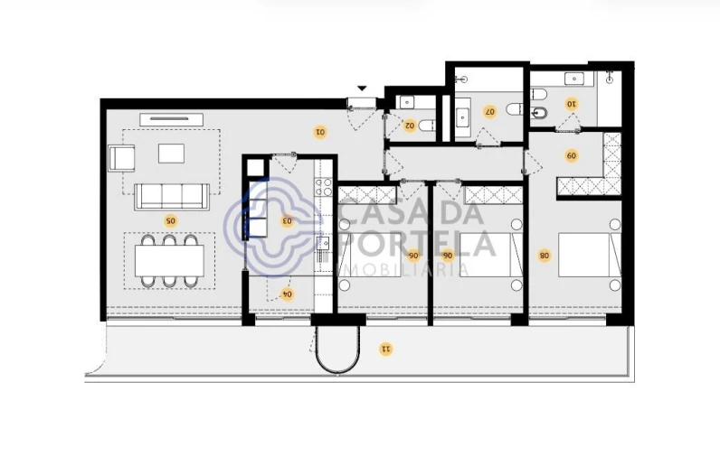 Apartamento T3 para Venda em Cidade da Maia Foto 31