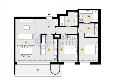 Apartamento T2 para Venda em Cidade da Maia