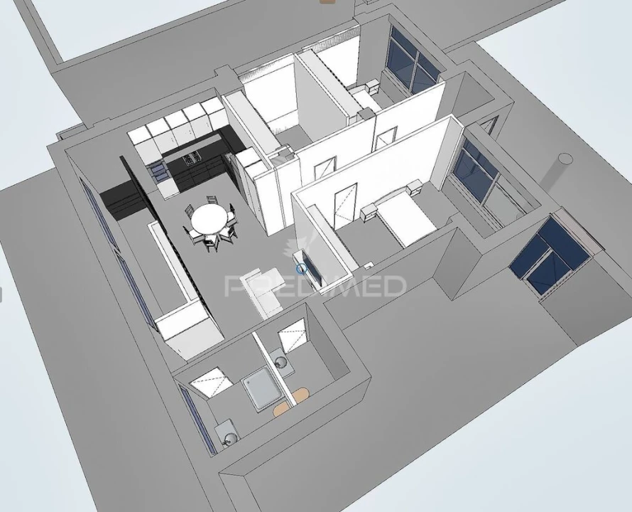Apartamento T3 para Venda em Delães Foto 12