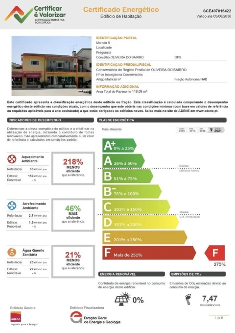 Moradia T3 para Venda em Oiã
