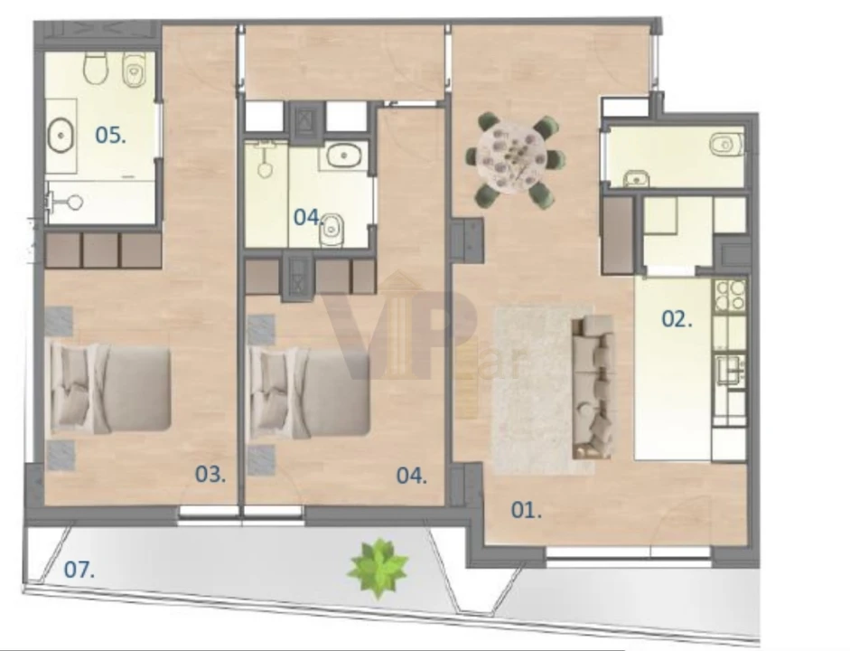 Apartamento T2 para Venda em Paranhos Foto 8