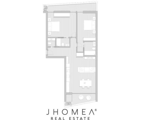Apartamento T2 para Venda em Gafanha da Boa Hora Planta 1