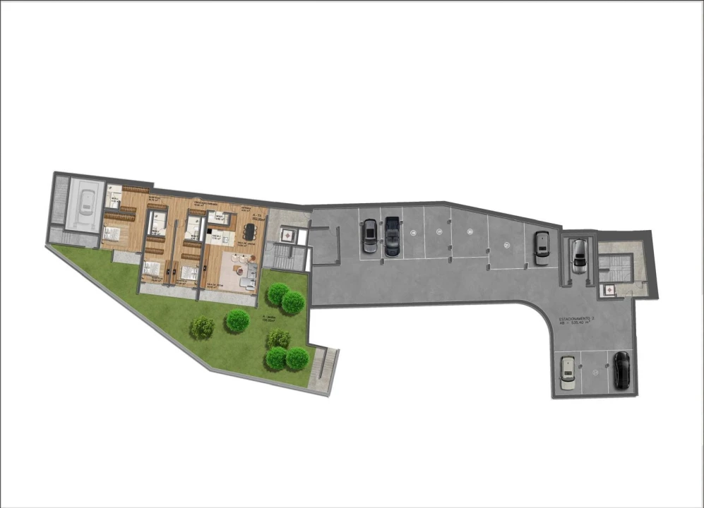Apartamento T2 para Venda em Lordelo do Ouro e Massarelos Planta 2