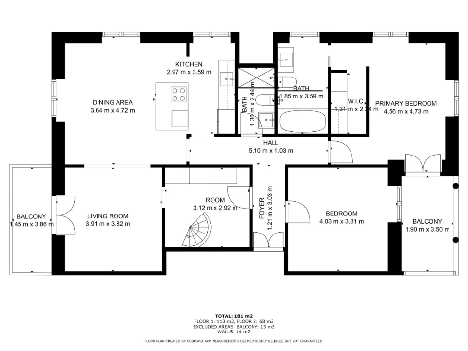 Apartamento T2 para Venda em Cascais e Estoril Planta 2