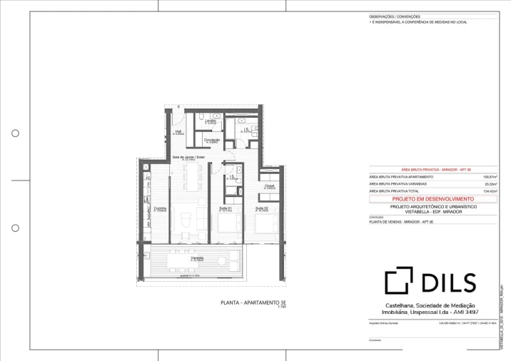 Apartamento T2 para Venda em Oeiras e São Julião da Barra, Paço de Arcos e Caxias Planta 1