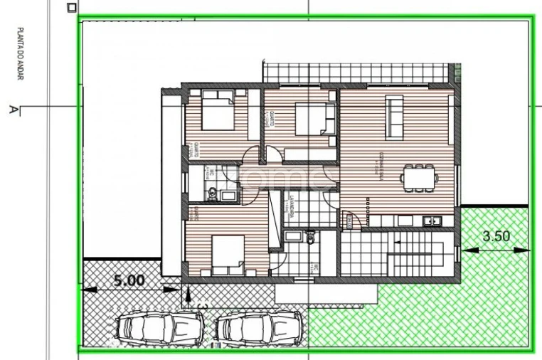 Apartamento T3 para Venda em Vale (São Martinho) Planta 1