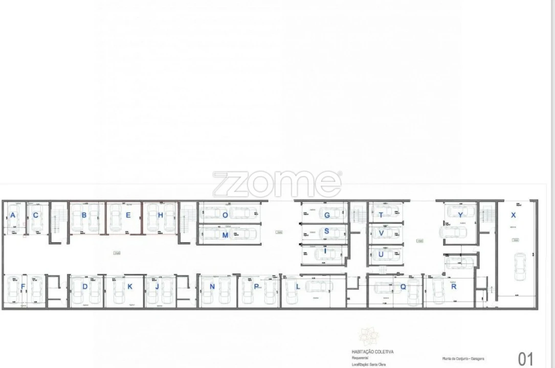 Apartamento T2 para Venda em Santa Clara e Castelo Viegas Planta 2