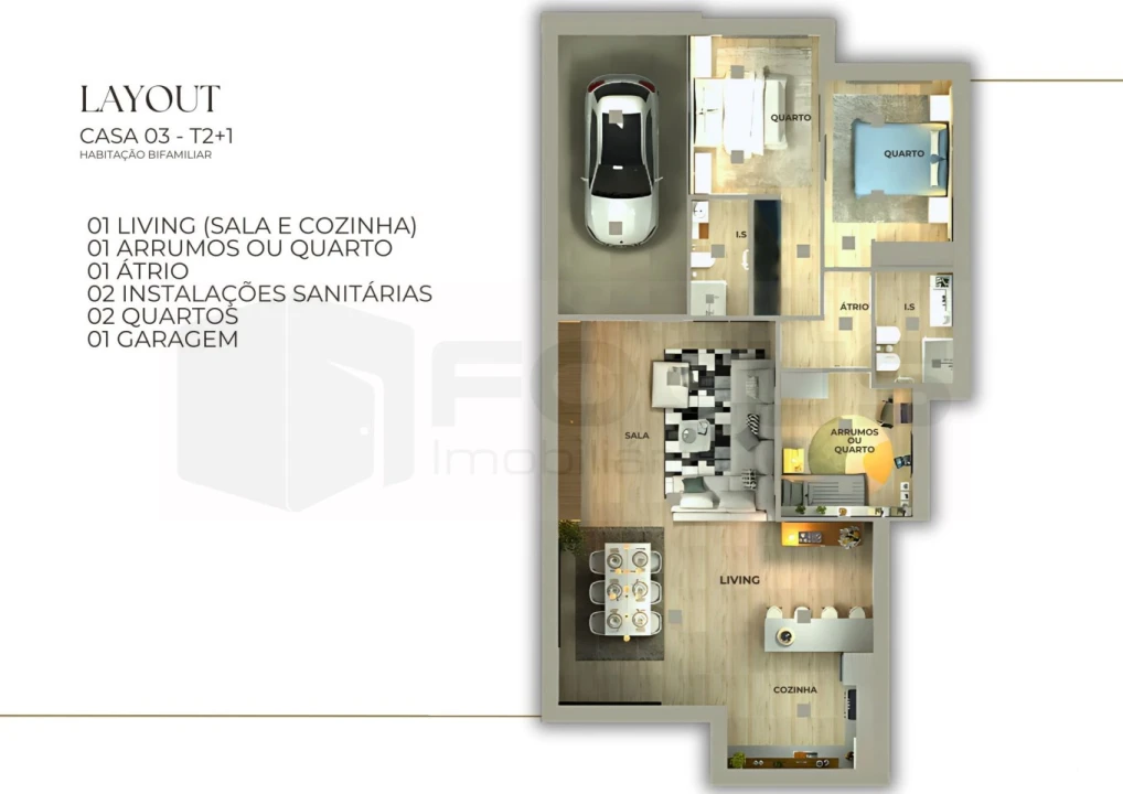 Moradia T2 para Venda em Cacia Foto 20