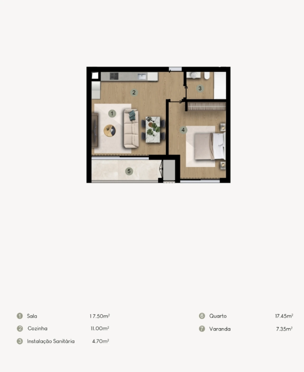 Apartamento T1 para Venda em Camara de Lobos Foto 25