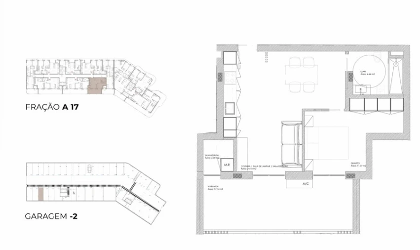 Apartamento T1 para Venda em Oliveira do Douro Planta 1