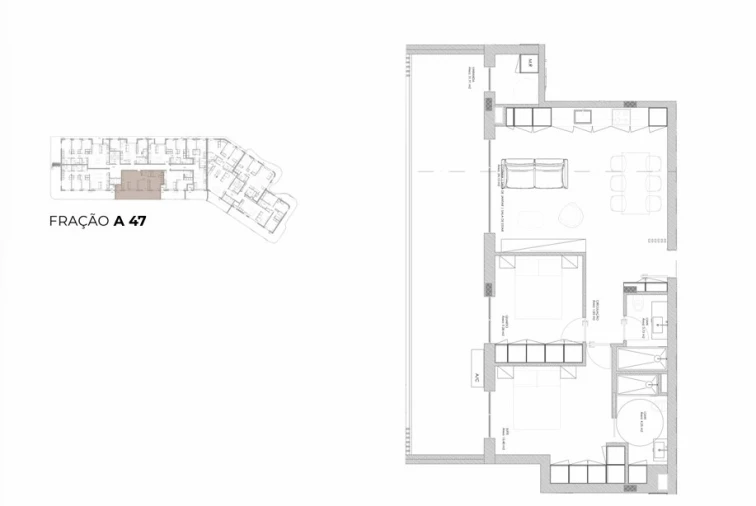 Apartamento T2 para Venda em Oliveira do Douro Planta 1