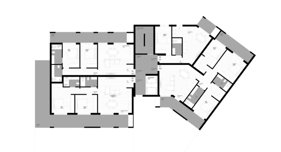 Apartamento T2 para Venda em Pedrouços Planta 1