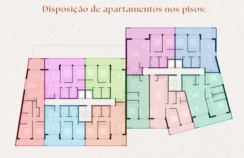 Apartamento T2 para Venda em Celeirós, Aveleda e Vimieiro Planta 1