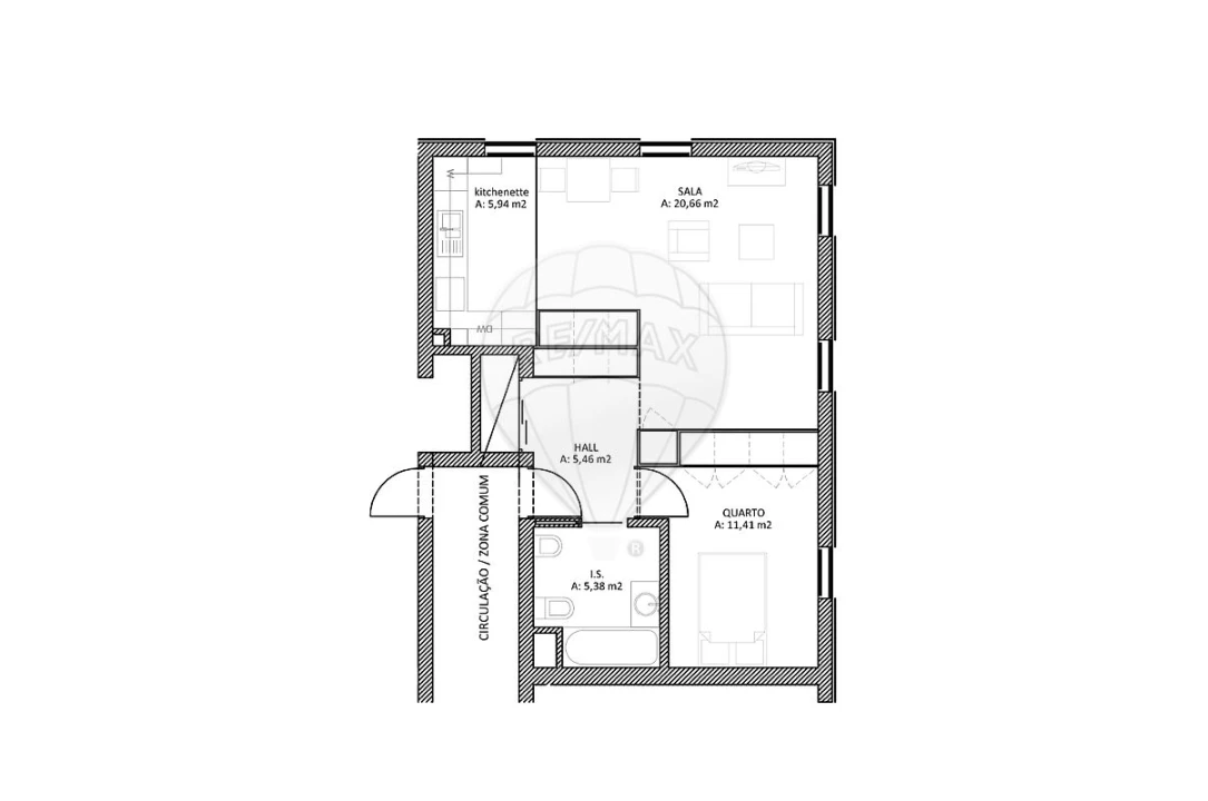 Apartamento T1 para Venda em Lordelo do Ouro e Massarelos Foto 16