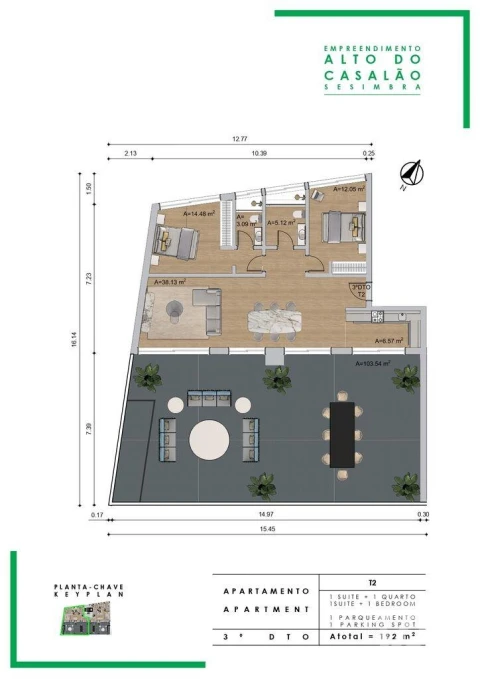 Apartamento T2 para Venda em Sesimbra (Castelo)