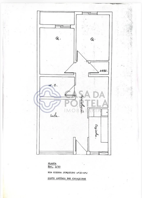 Apartamento T2 para Venda em Santo António dos Cavaleiros e Frielas