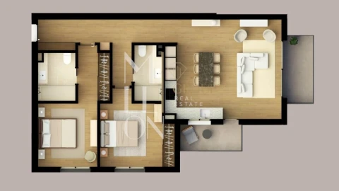 Apartamento T2 para Venda em Santo Antonio
