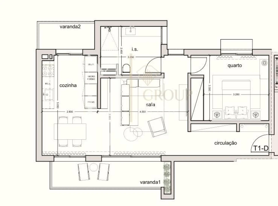 Apartamento T1 para Venda em Santo Antonio Foto 13