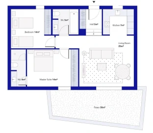 Apartamento T2 para Venda em São Vicente
