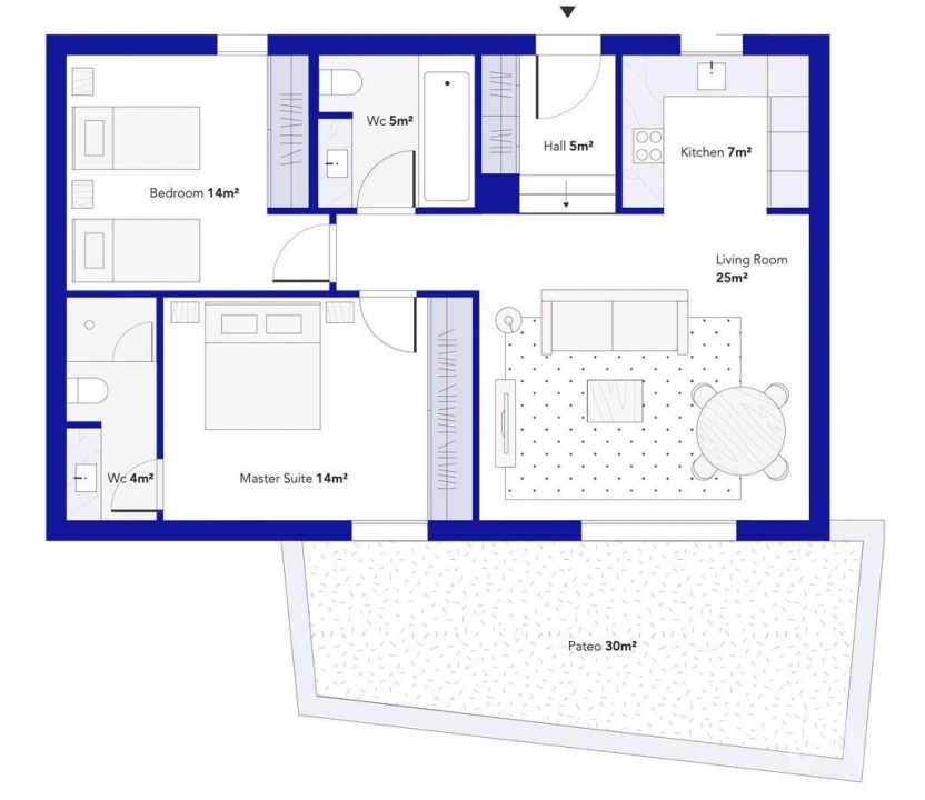 Apartamento T2 para Venda em São Vicente Foto 26