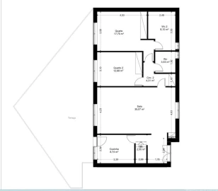 Apartamento T3 para Venda em Seixas