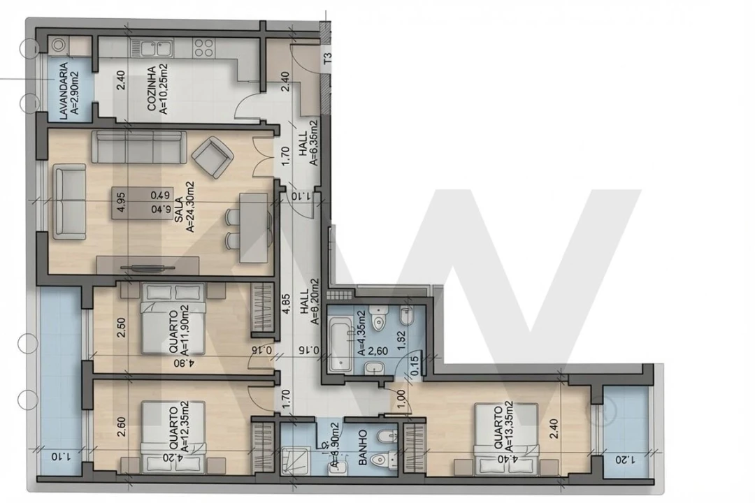 Apartamento T3 para Venda em Camarate, Unhos e Apelação Foto 31