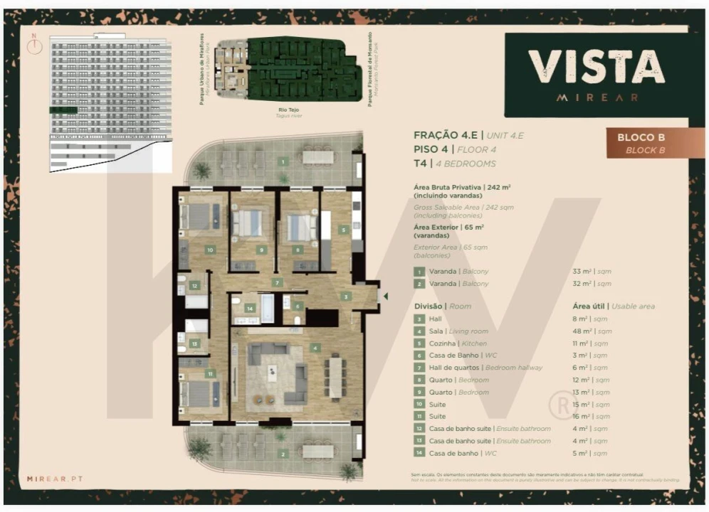 Apartamento T4 para Venda em Algés, Linda-A-Velha e Cruz Quebrada-Dafundo Foto 9