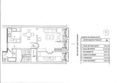 Apartamento T1 para Arrendamento em Estrela