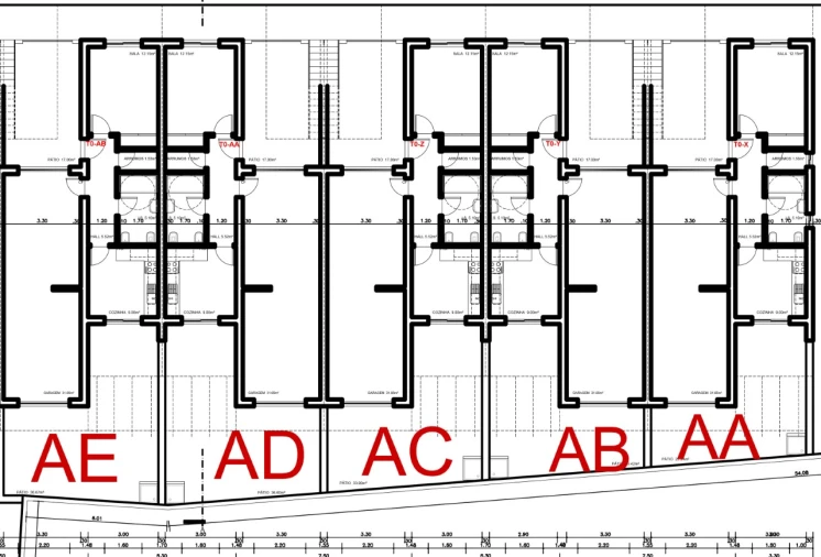 Apartamento T1 para Venda em Vila Nova de Cacela Planta 1