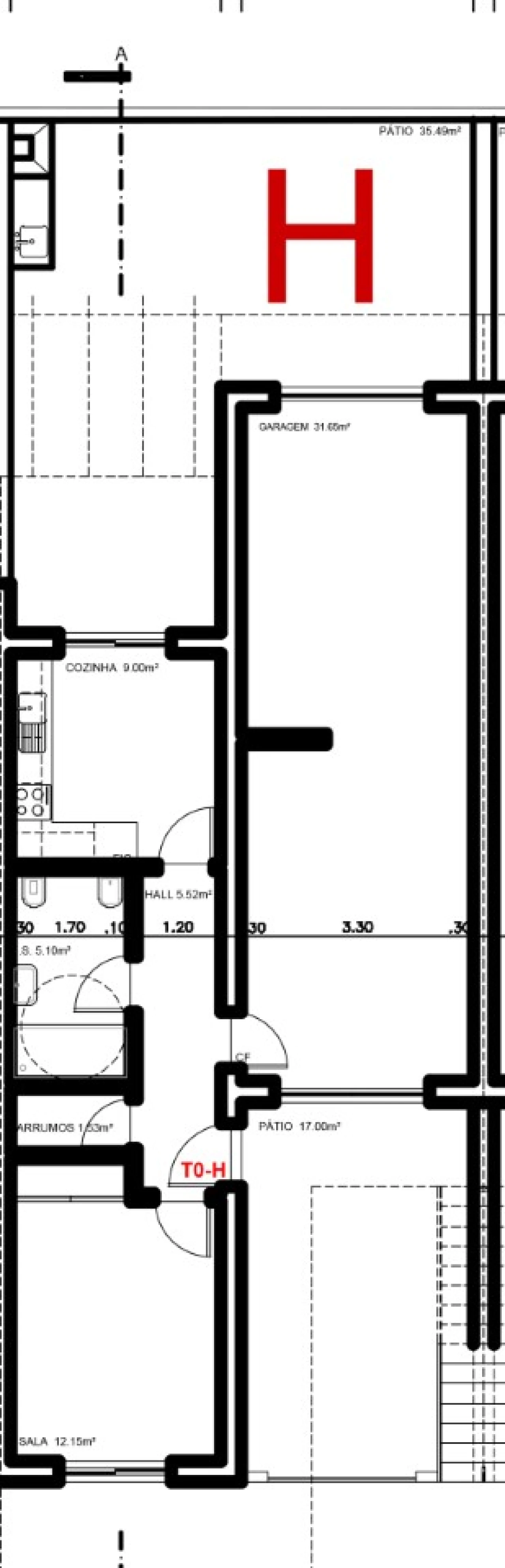 Apartamento T1 para Venda em Vila Nova de Cacela Planta 10