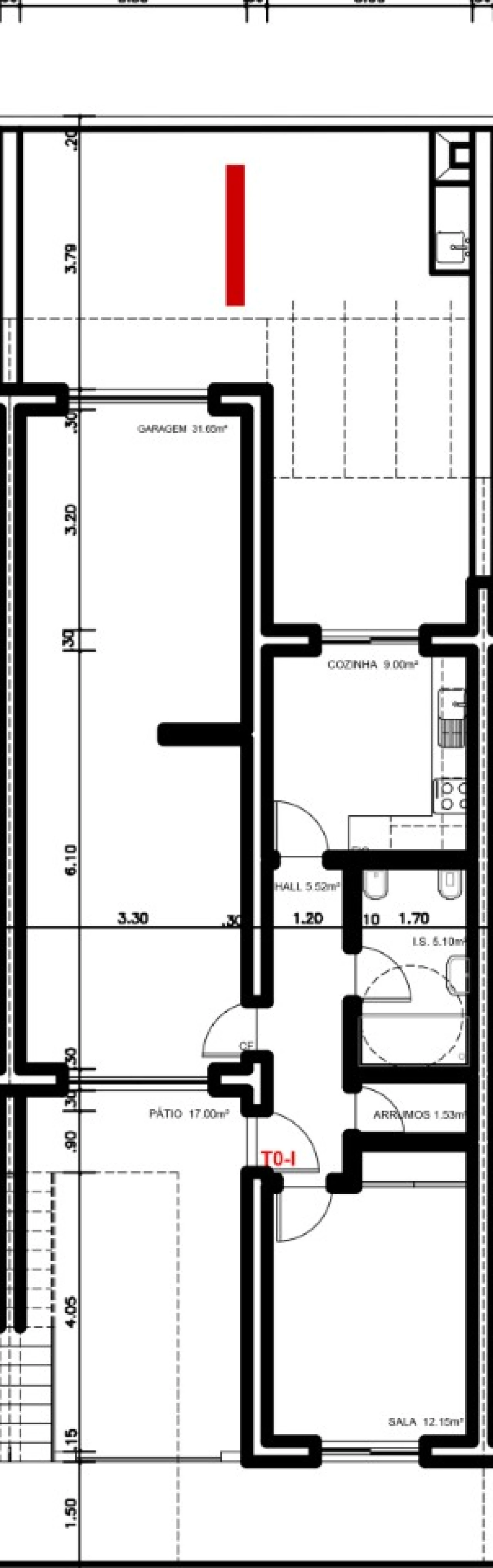 Apartamento T1 para Venda em Vila Nova de Cacela Planta 11