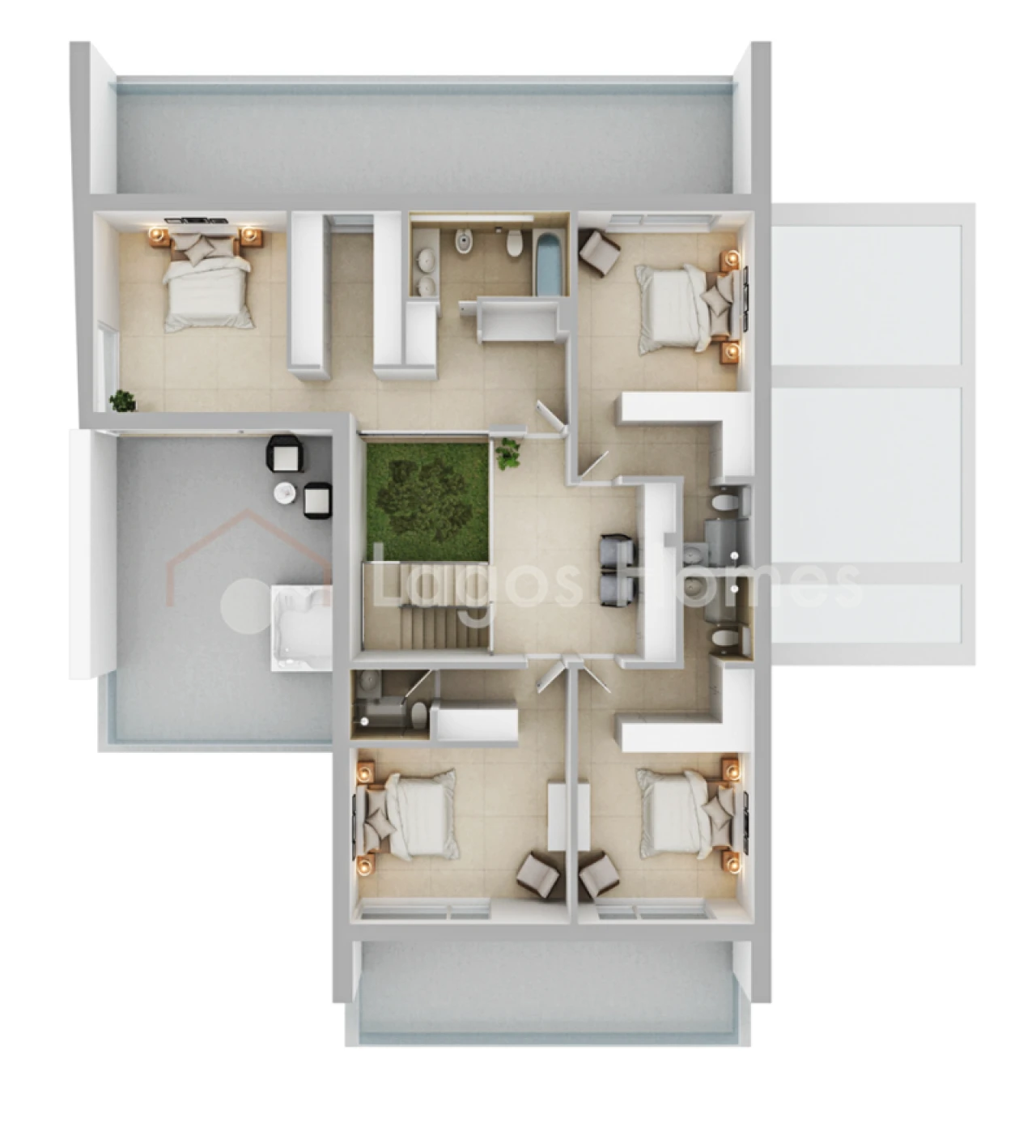 Moradia T4 para Venda em Estômbar e Parchal Foto 16
