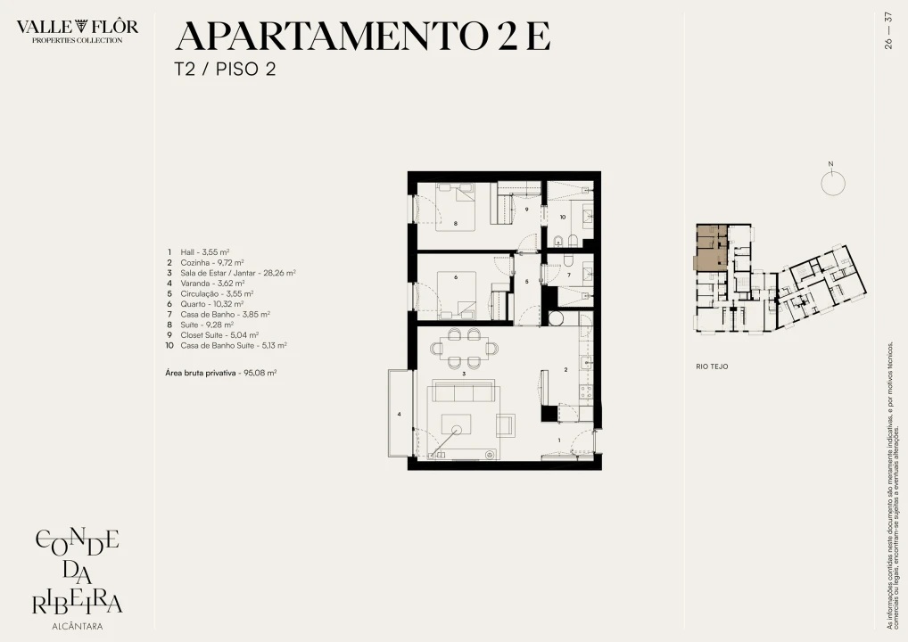 Apartamento T2 para Venda em Alcantara Foto 14