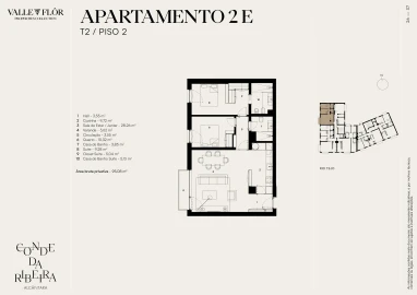 Apartamento T2 para Venda em Alcantara