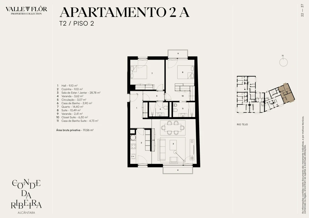 Apartamento T2 para Venda em Alcantara Foto 14