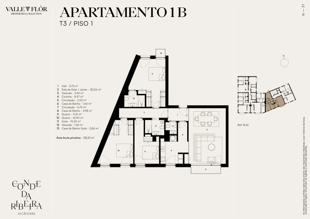 Apartamento T3 para Venda em Alcantara Foto 14