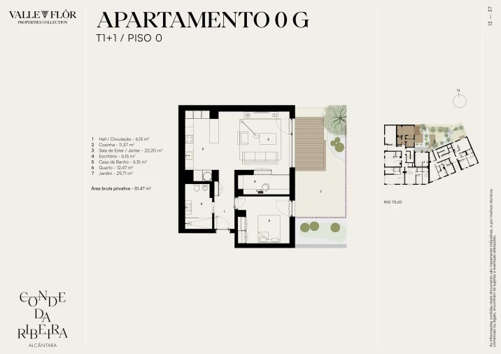 Apartamento T1 para Venda em Alcantara Foto 13