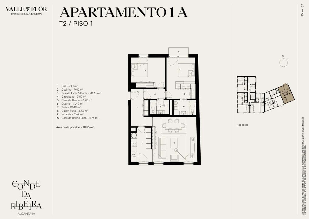 Apartamento T2 para Venda em Alcantara Foto 13