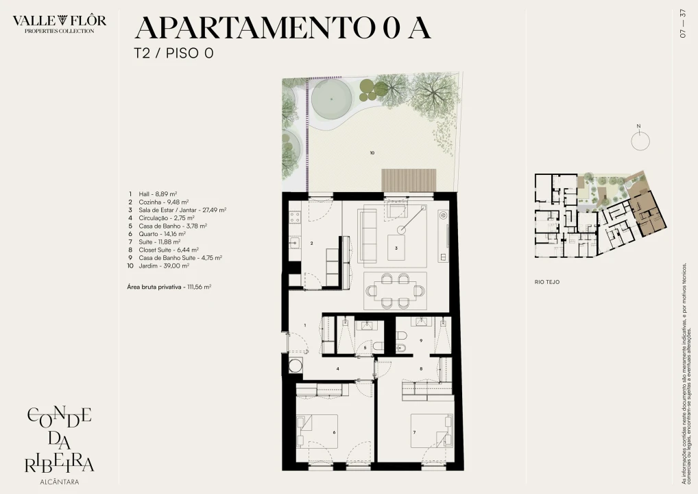 Apartamento T2 para Venda em Alcantara Foto 14