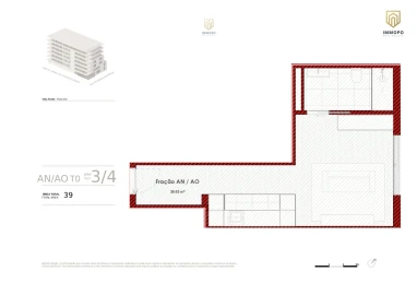 Apartamento T1 para Venda em Ramalde